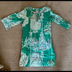 Silk Lily Pulitzer chandelier dress
